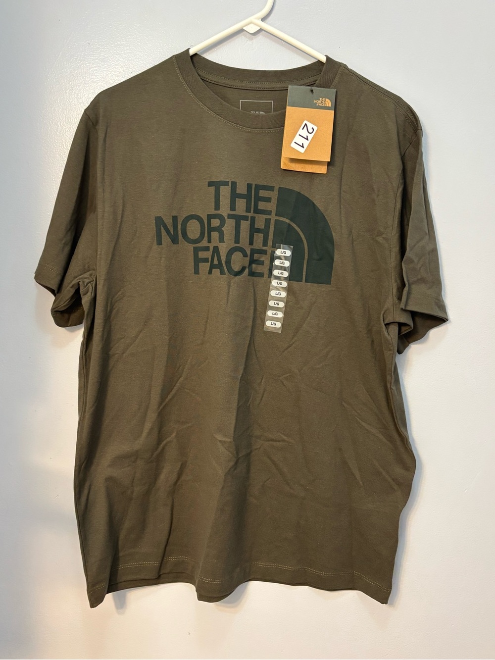 The North Face Men’s Half Dome Graphic Tee Taupe Green L
